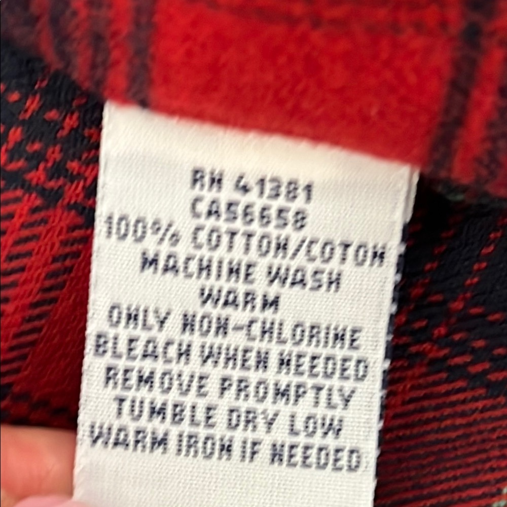 Polo by Ralph Lauren Red and Blue Plaid Casual Shirt - Picture 9 of 12